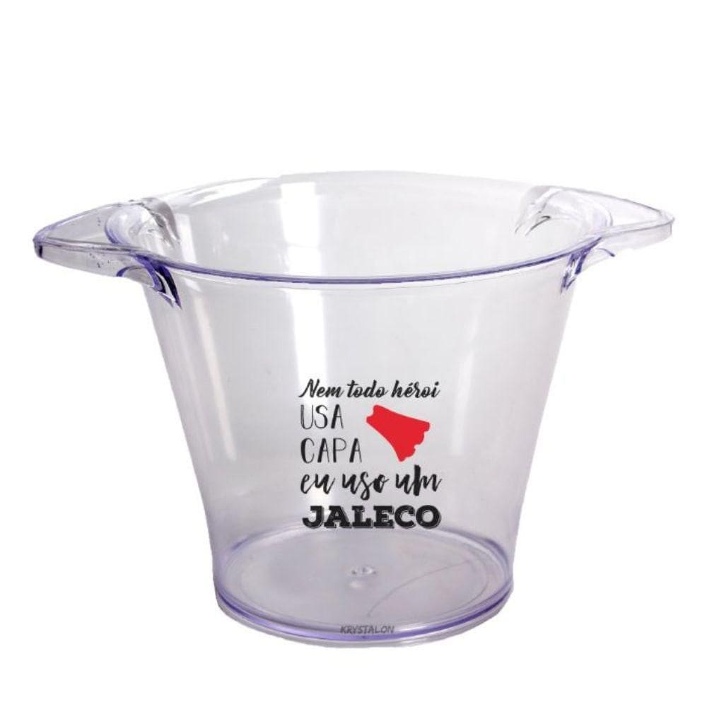 Balde De Gelo Personalizado Enfermagem - Krystalon