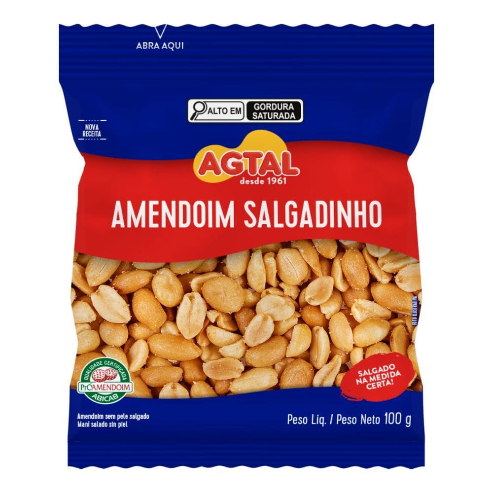 Amendoim Salgado Agtal 100g