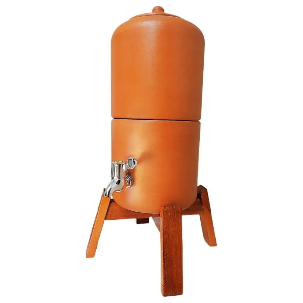 Filtro de Barro Bebedouro Agua Gelada Cozinha Apartamento 6l