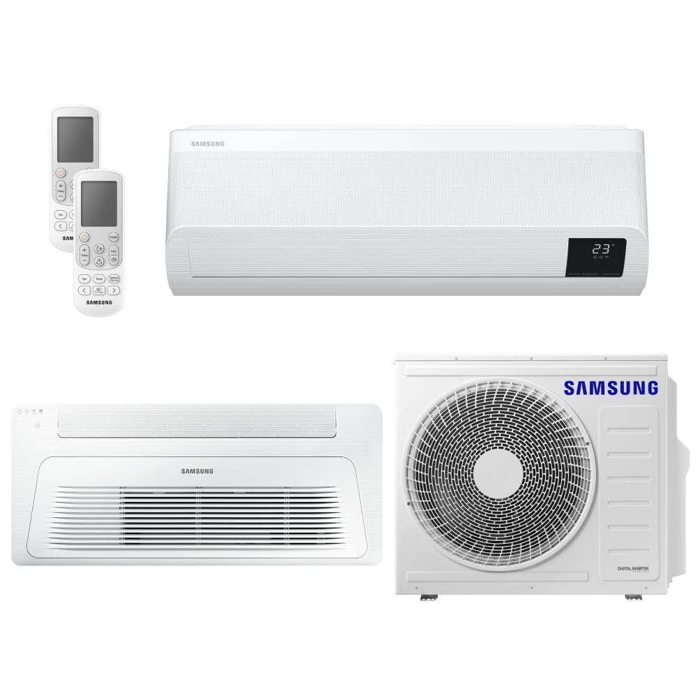 Ar Condicionado Multi Bi Split HW e K7 Samsung Wind Free 18000 BTU (1x9000+1x18000) Quente e Frio Inverter