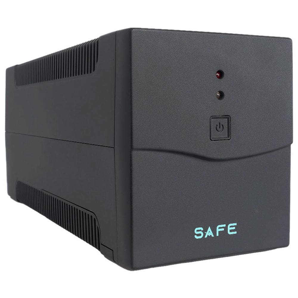 Nobreak Coletek UPS SAFE 800VA, Bivolt Automático (115V/220V), Saida 115V, 8 Tomadas, 1x Bateria 12V / 7Ah - SAFE800BA-1B8T