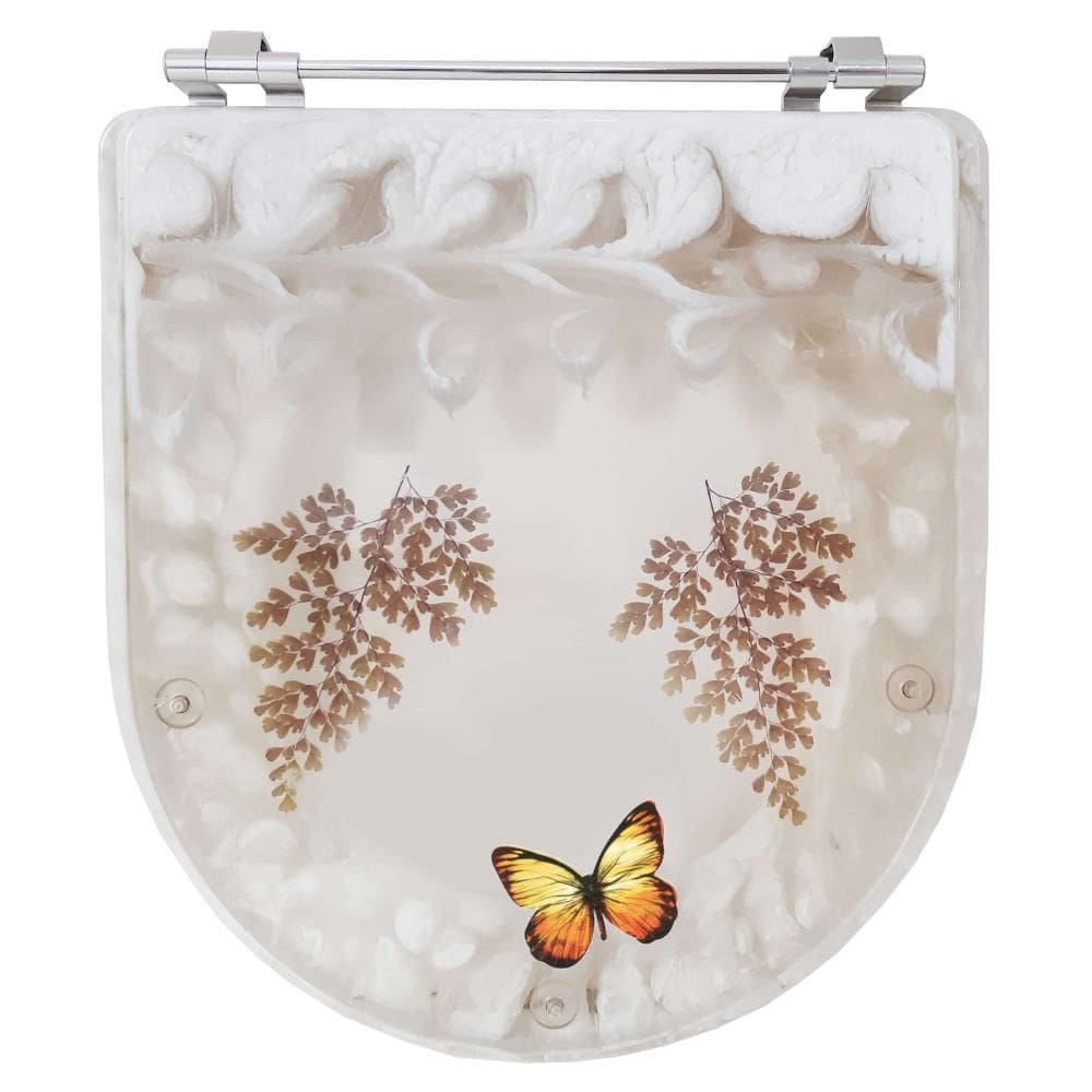 Acento Sanitário Acrílico Decorada Calypso Bege para vaso Incepa 6lpf