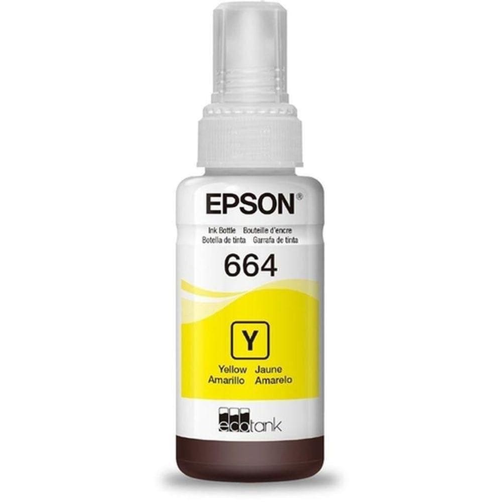 Refil Tinta Epson Amarelo T664420-al