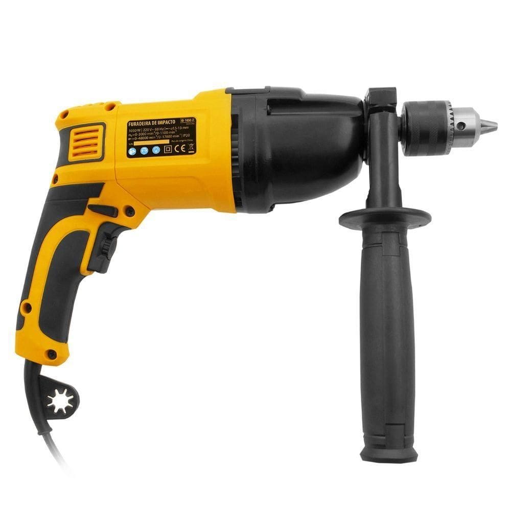Furadeira De Impacto Denzel 1050W 220V Rpm Bpm Id-1050-2