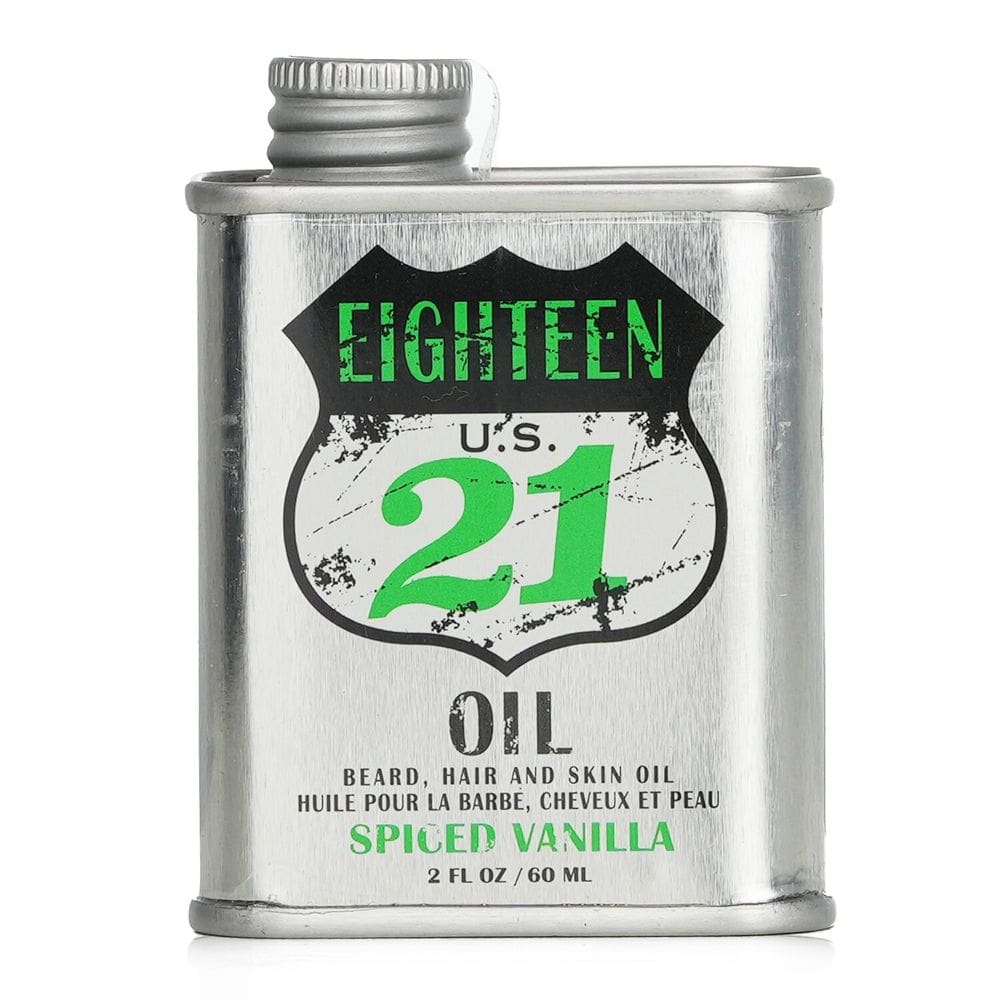 Óleo 18.21 Feito pelo Homem para Barba, Cabelo e Pele, Baunilha, 60 ml