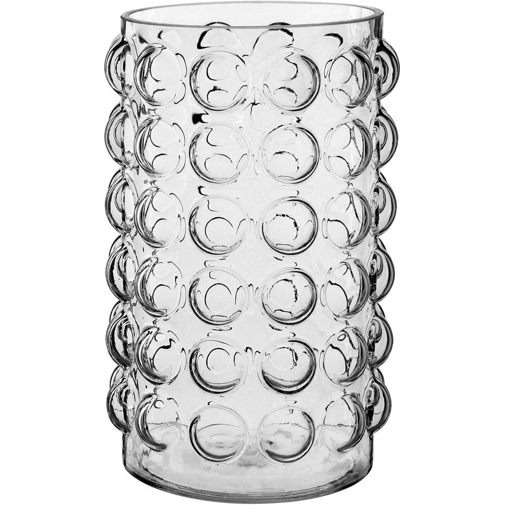 VASO DECORATIVO REDONDO HOME&CO VIDRO 25x14x14cm TRANSPARENTE