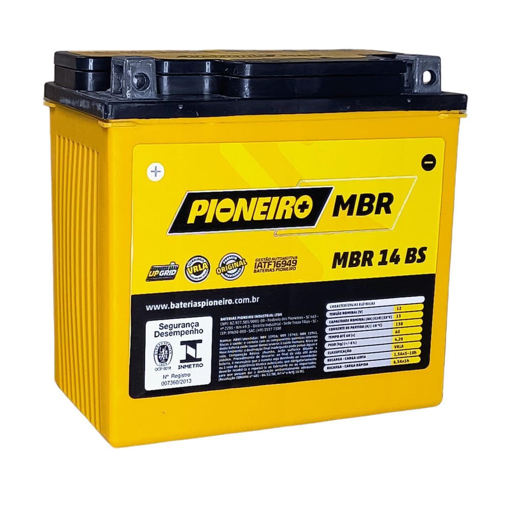 Acum. Elet. Moto Mbr 14 Bs