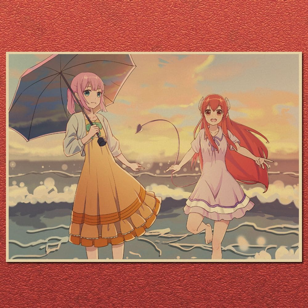 Pôster The Demon Girl Next Door Vintage em papel 42x30cm