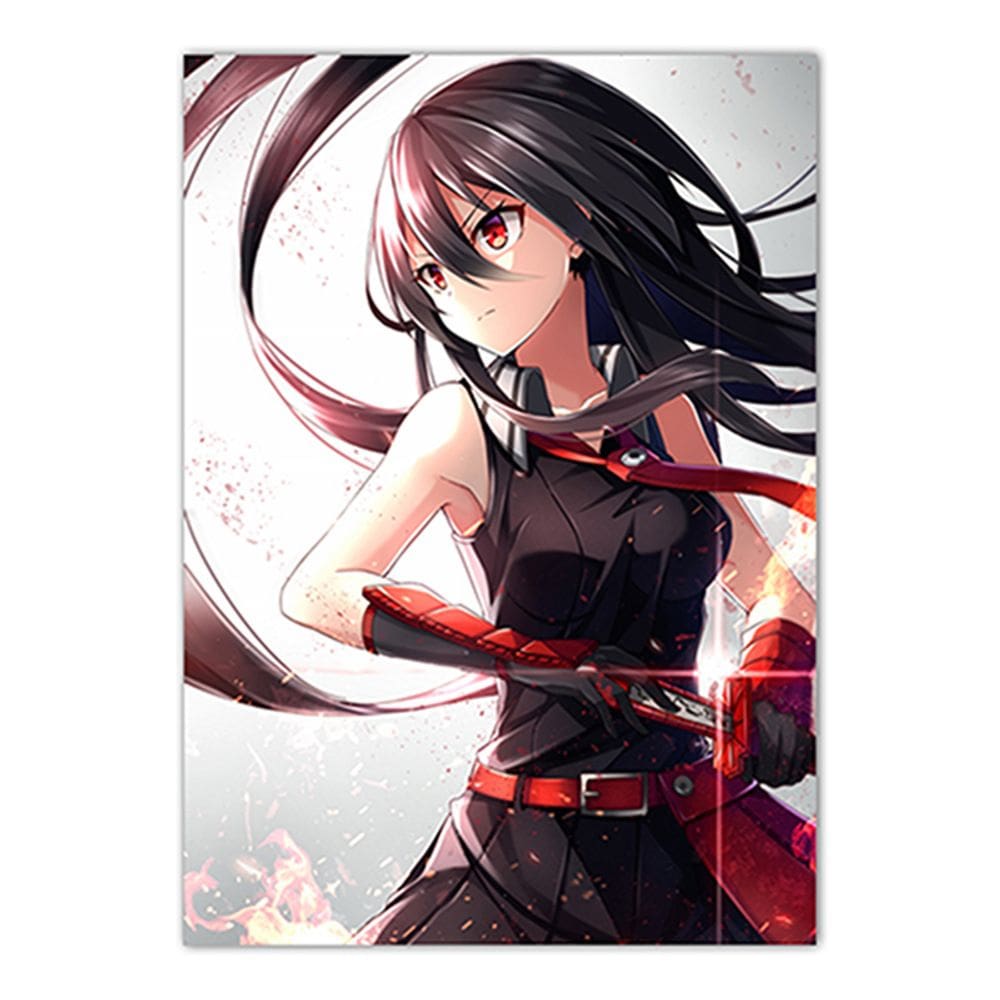 Pôster Akame Ga Kill Anime Akame Character Art 40x60cm