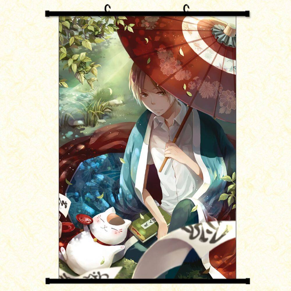Pintura de parede Scroll Natsume Yuujinchou Takashi 40x60cm