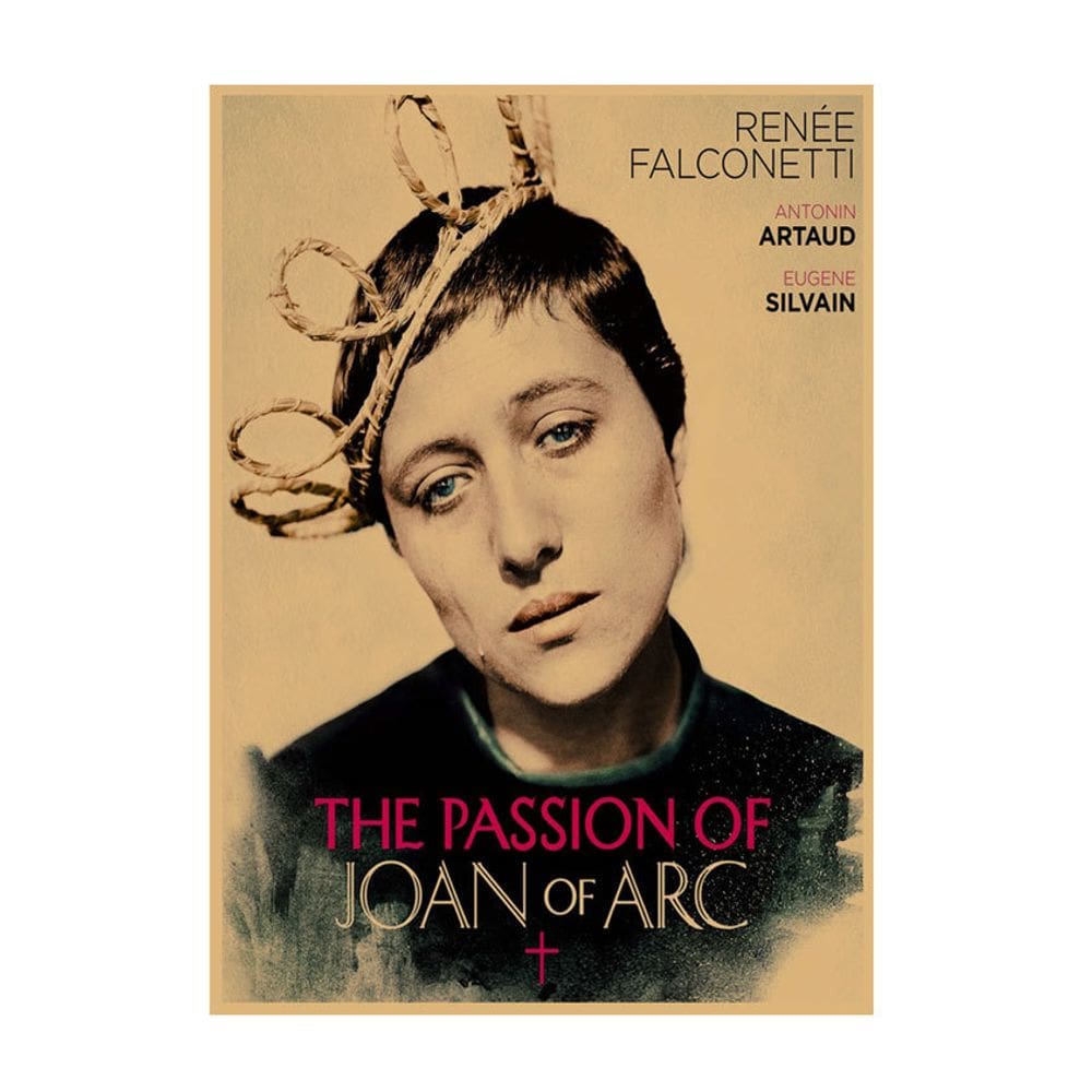 Pôster pintando Joan of Arc Passion Vintage Kraft Paper