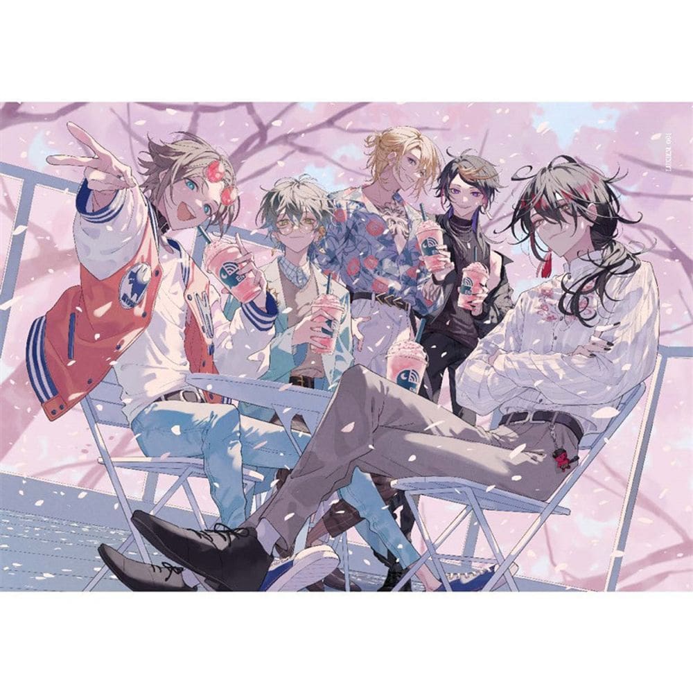 Pôster com impressão sem moldura Luxiem Mysta e IKE Anime 30x42cm