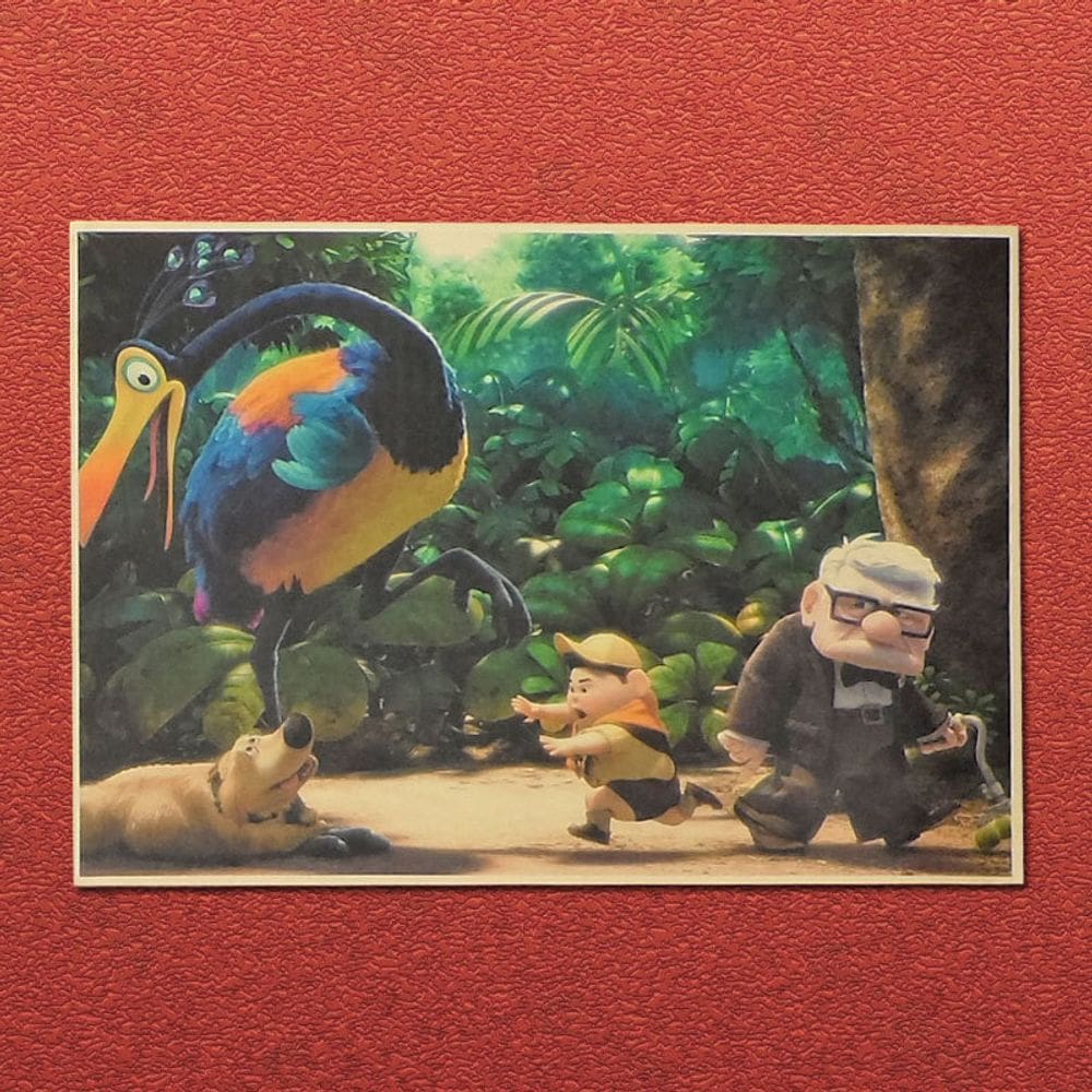 Poster Up Movie Vintage Art Print 42x30cm para decoração de casa