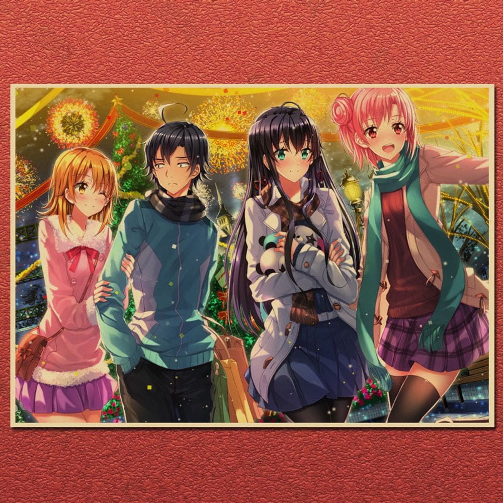 Pôster Painting My Teen Romantic Comedy SNAFU Anime 20x30 cm