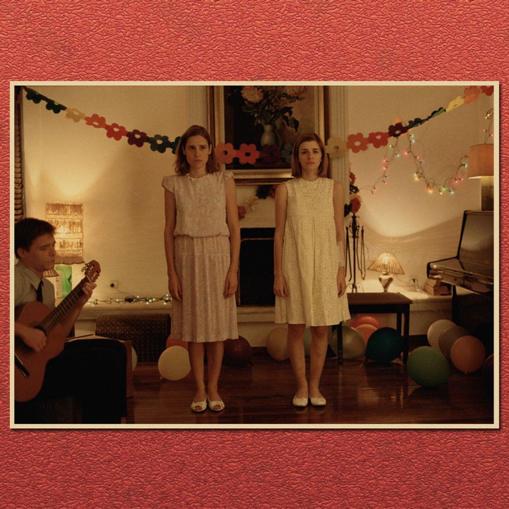 Pôster de filme Dogtooth Vintage Wall Art 42x30cm em papel