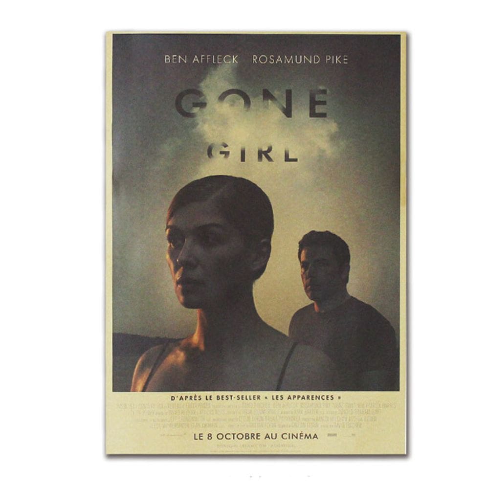 Pôster Vintage Gone Girl 51,5x36cm em papel sem moldura
