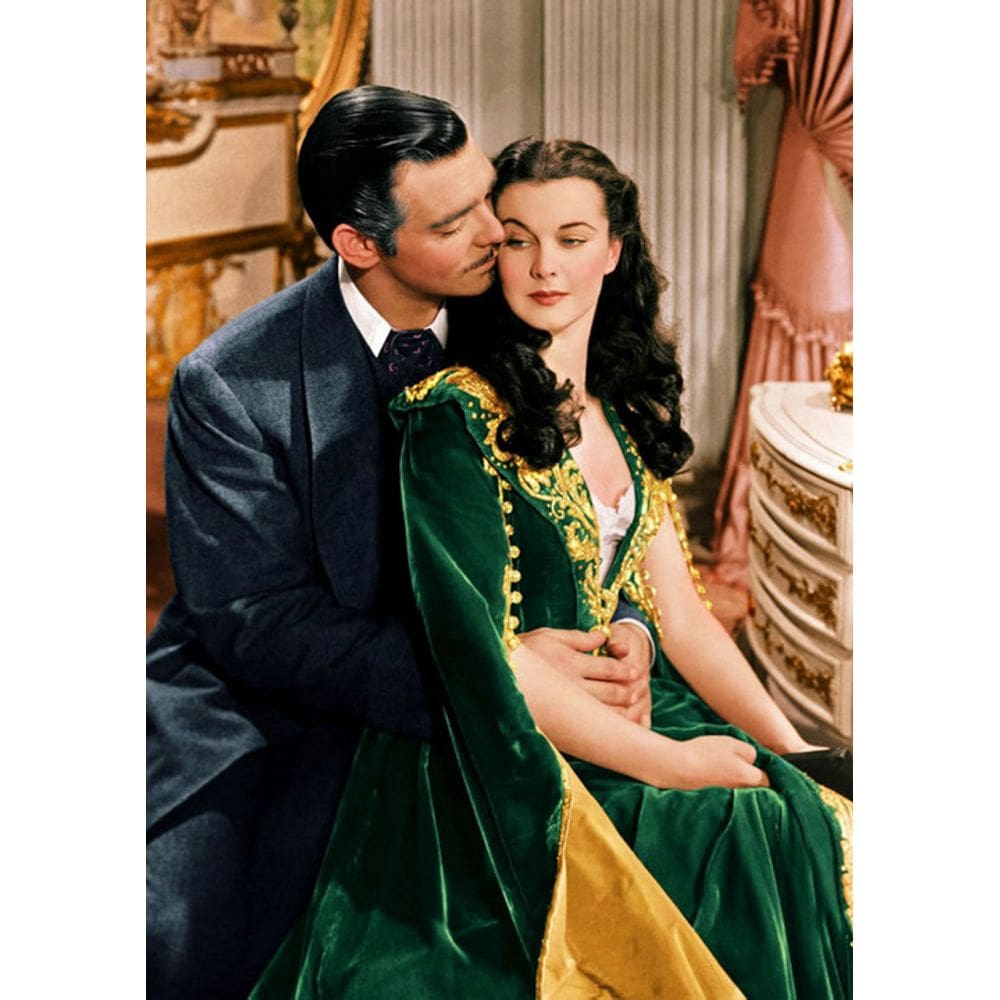 Pôster com impressão de arte cinematográfica vintage E o Vento Levou 20x30cm