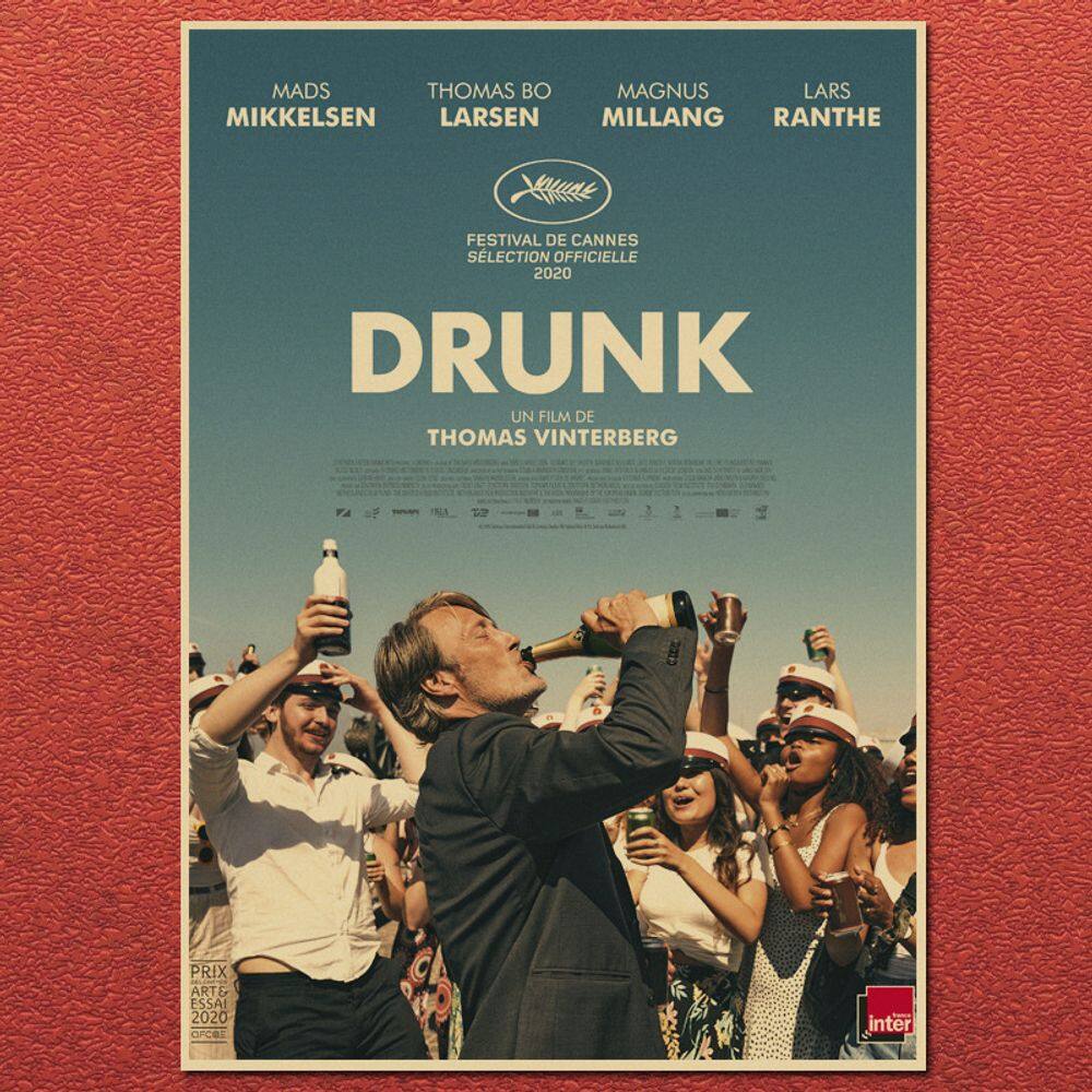 Pôster do filme Druk Mads Mikkelsen Celebration Art Print 42x30cm