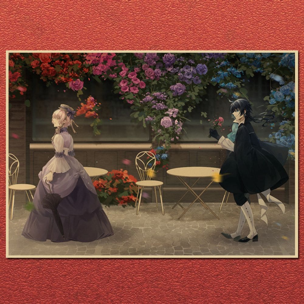 Pôster O estudo de caso de Vanitas Anime Noé e Vanitas 42x30cm