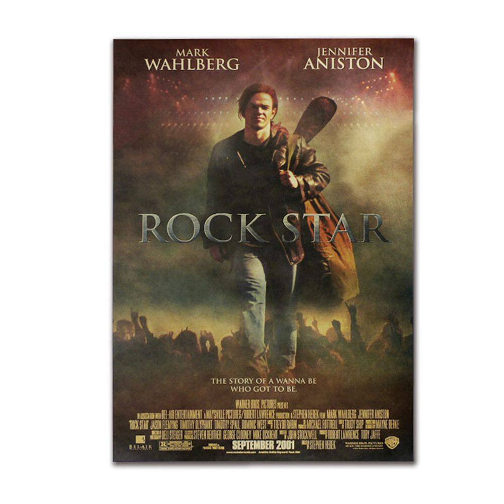 Pôster Rock Star Vintage Retro 51,5x36cm