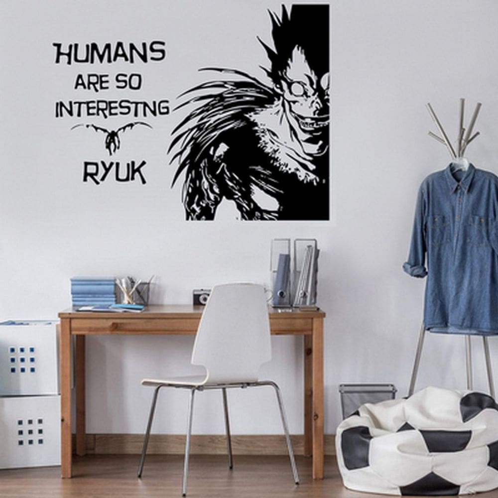 Adesivo de parede Ryuk Humans Are So Interesting 45x50cm