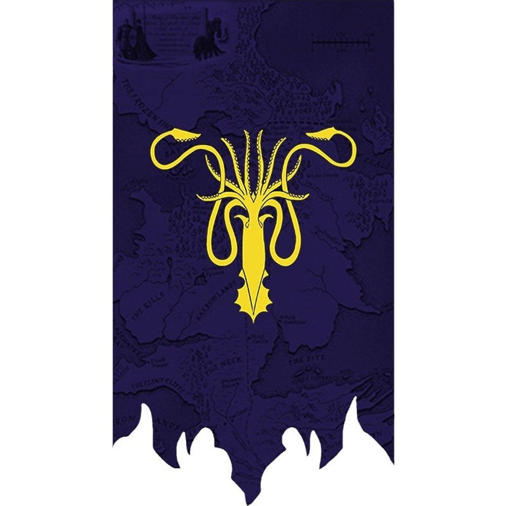 Tapeçaria para pendurar na parede Targaryen Dragon Sigil 100x150cm