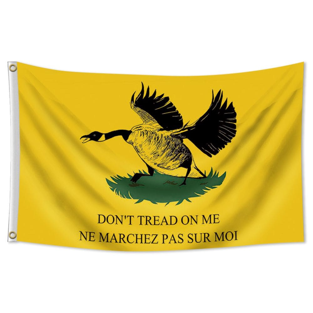 Tapeçaria Don`t Tread on Me Goose Flag Poliéster 100x150cm