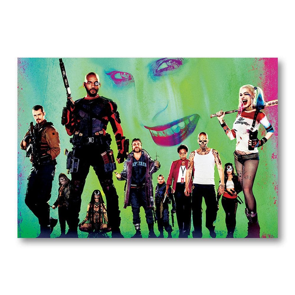 Pôster pintando Esquadrão Suicida Harley Quinn 51,5 x 36 cm