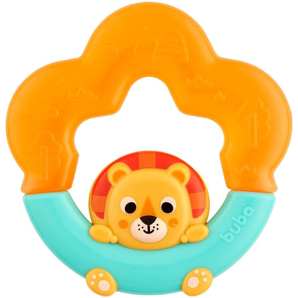 Mordedor Com Água Buba Zoo Leão Colorido