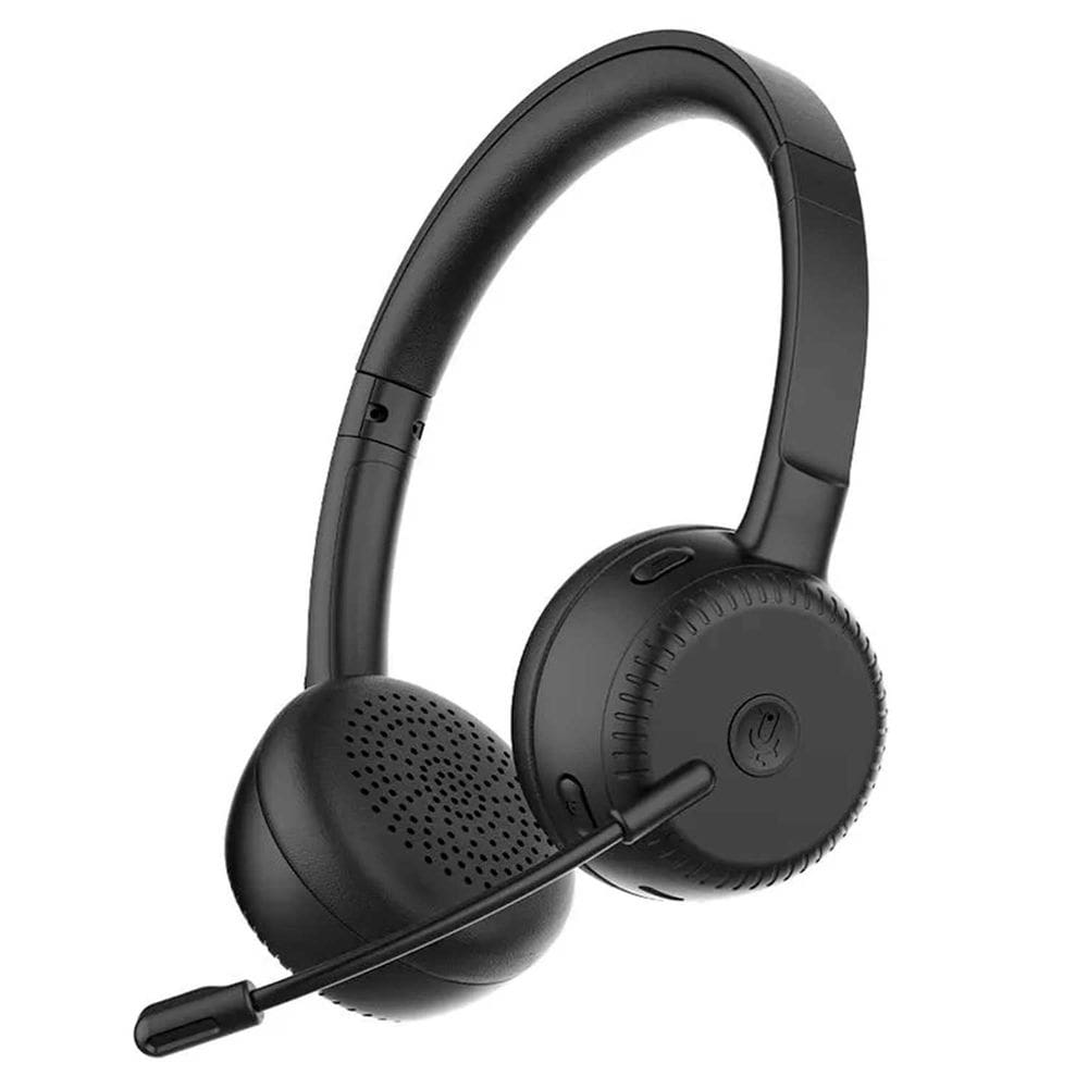 Headset Bluetooth Multilaser HBT1500, Bateria Recarregável, Haste e Microfone Ajustáveis, Preto - PH503