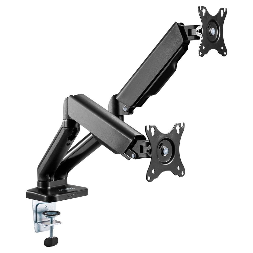 Suporte Articulado Para Dois Monitores Fortrek, Pistão a Gás, Ergonômico, Suporte a Telas de 17” a 32” - FK 441S