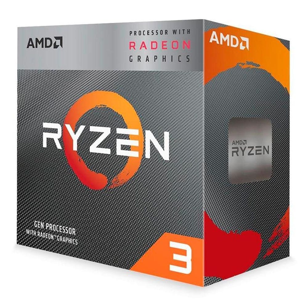 Processador AMD Ryzen 3 3200G 3.6GHz (4.0GHz Max. Boost), Socket AM4, 4 Núcleos 4 Threads, Vídeo Integrado Radeon Vega 8 - YD3200C5FHBOX