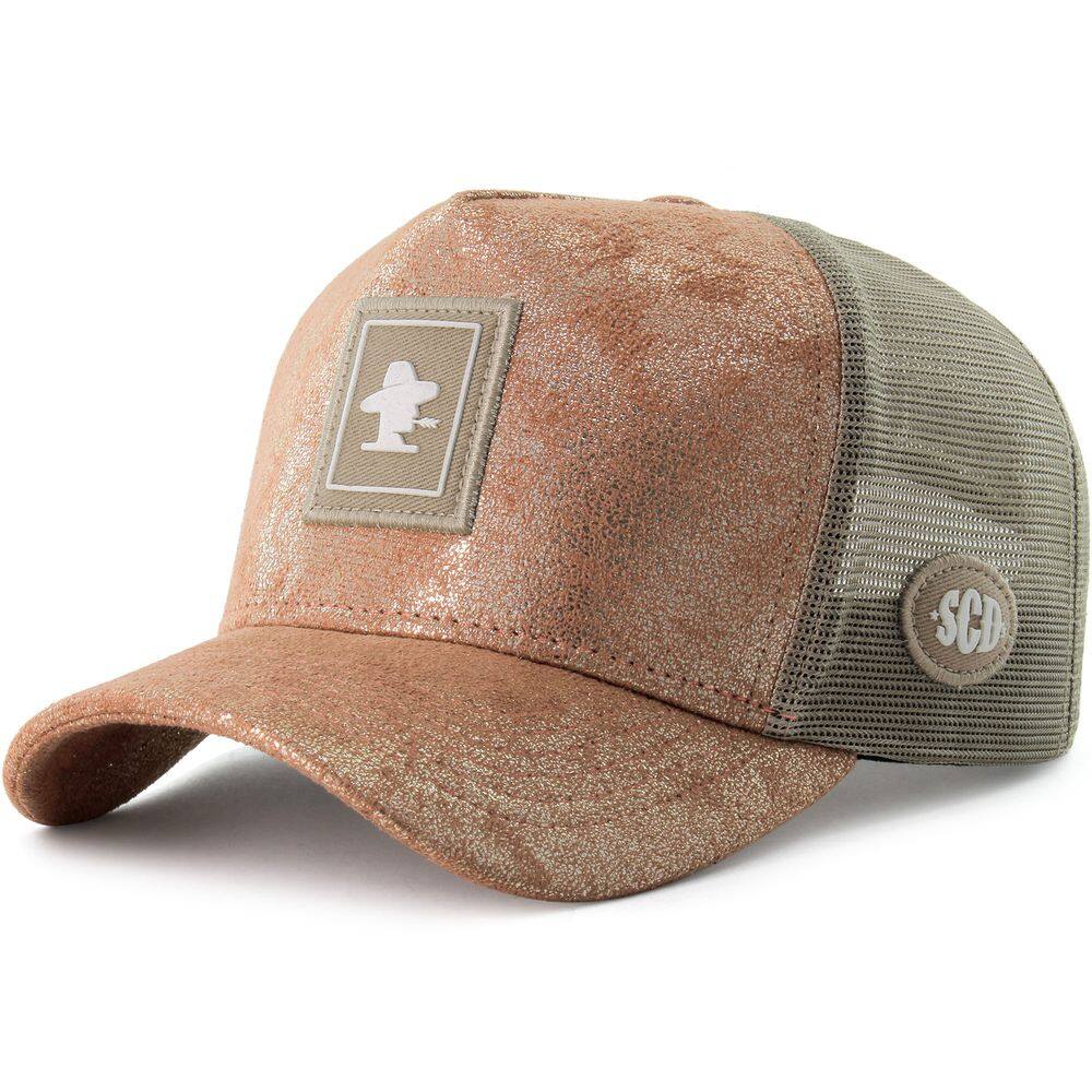 Boné Sacudido`s Trucker - Logo Tradicional -  Rosê Brilhante