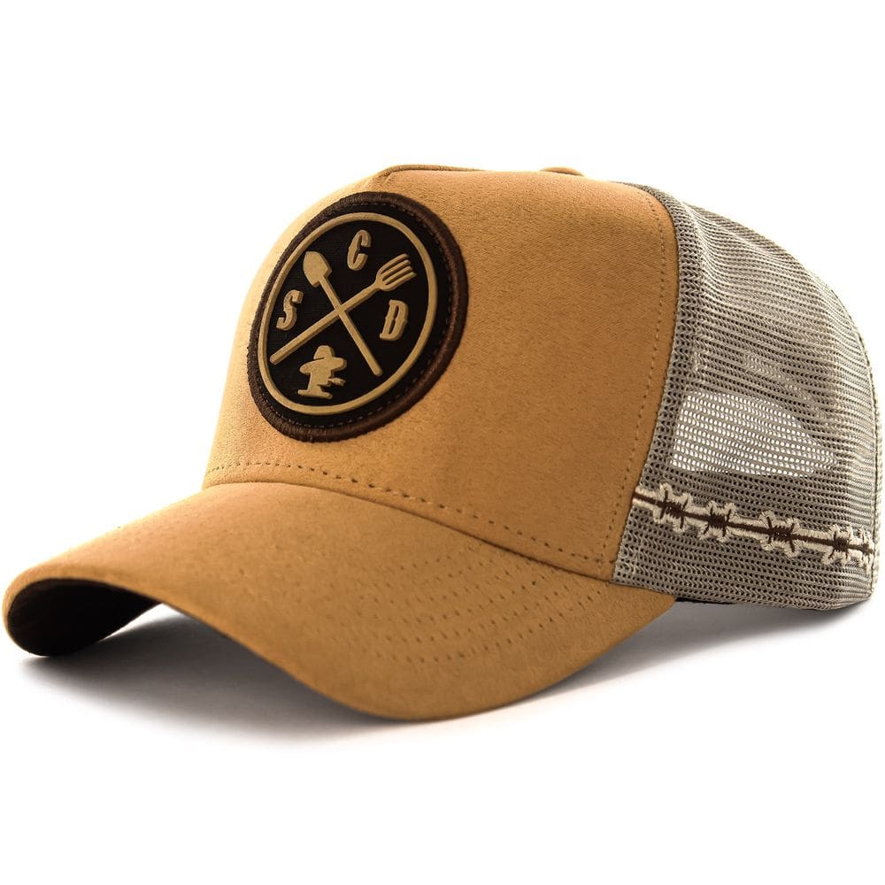 Boné Sacudido`s Gadanha - Bege e Marrom