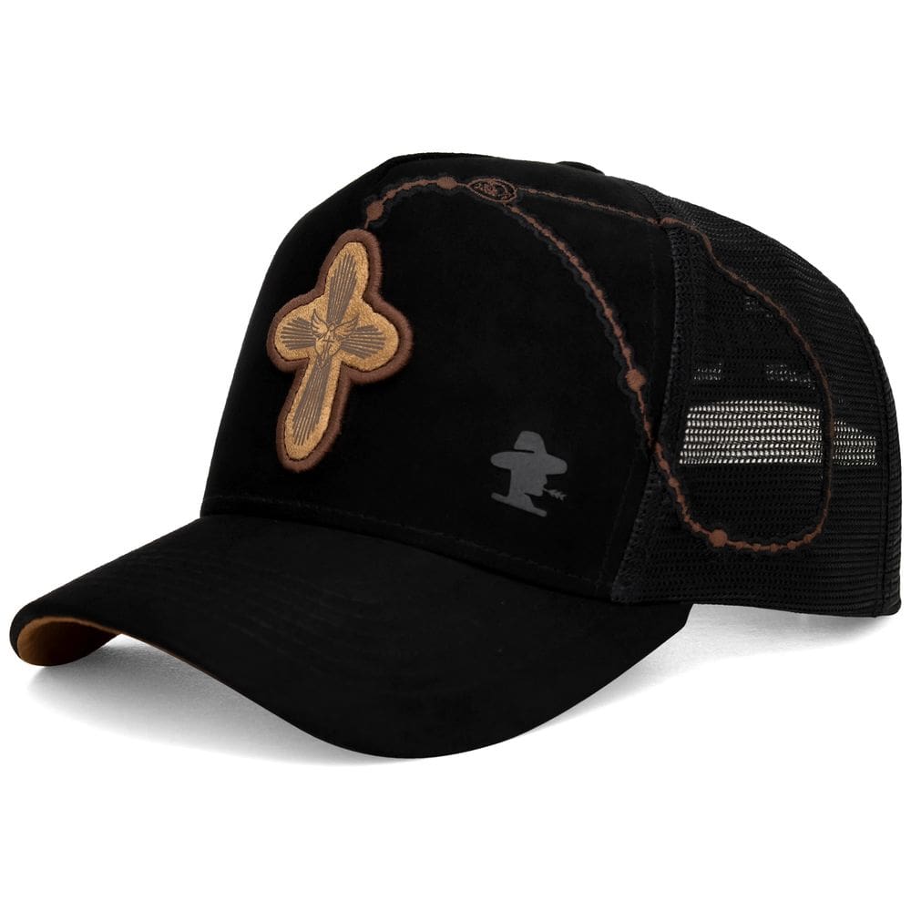 Boné Sacudido`s - Cruz - Terço - Preto