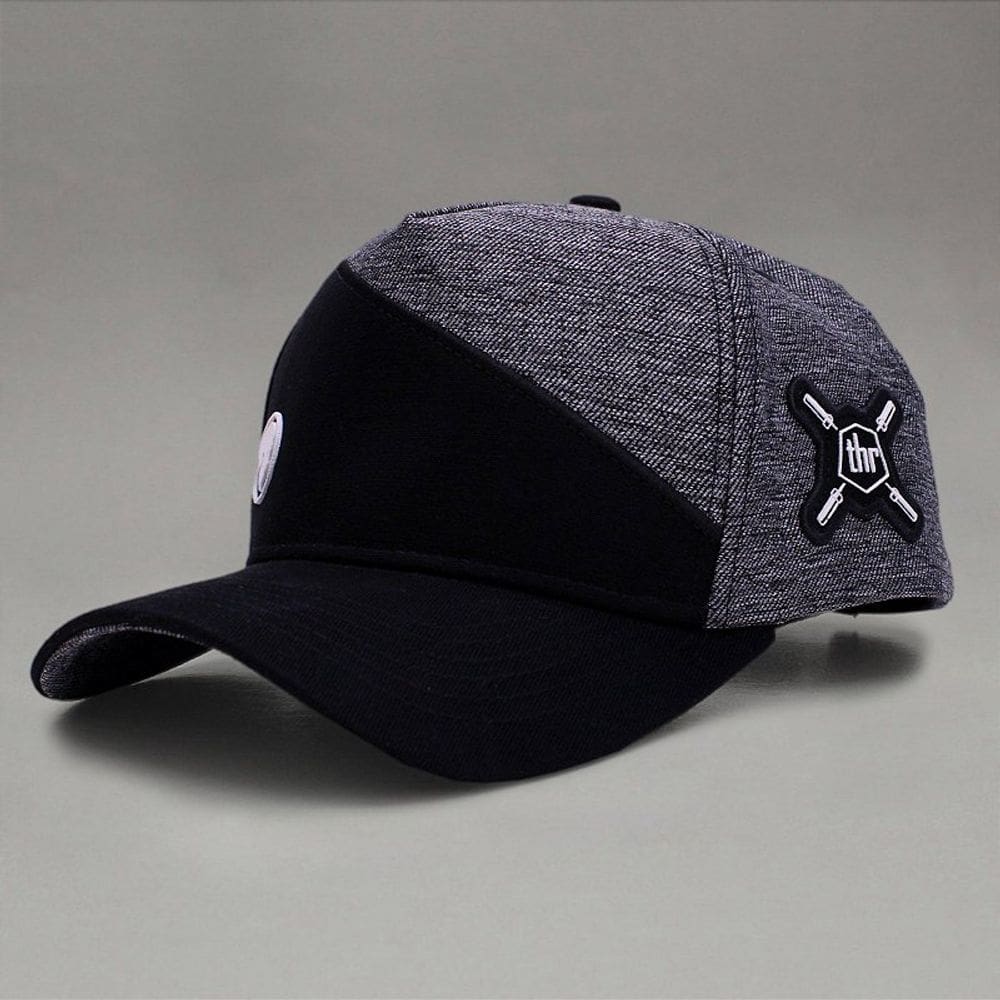 Boné Thruster Chromata - Preto e Cinza