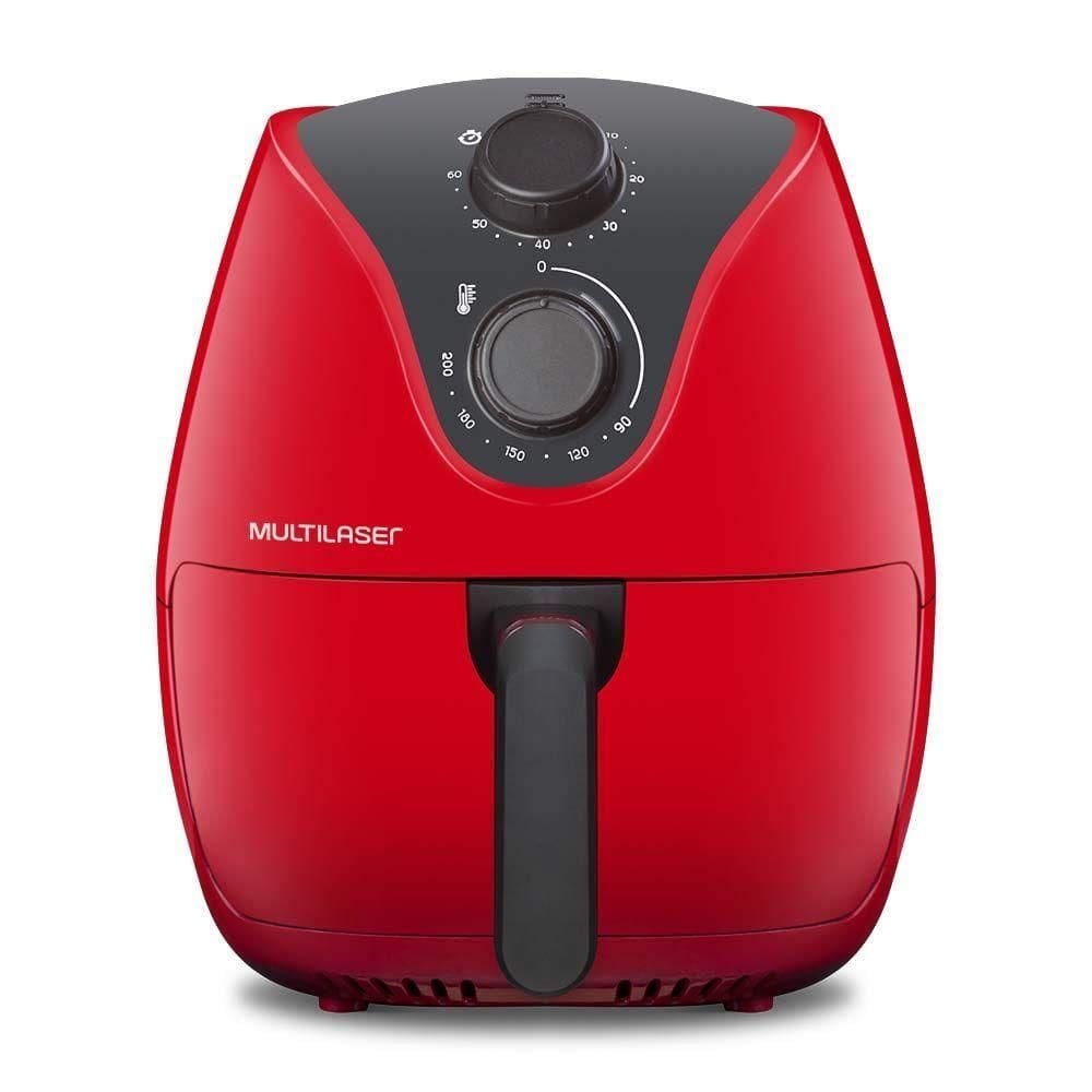 Fritadeira Air Fryers Multilaser 1500W 4litros Ce084 Vermelho 220V