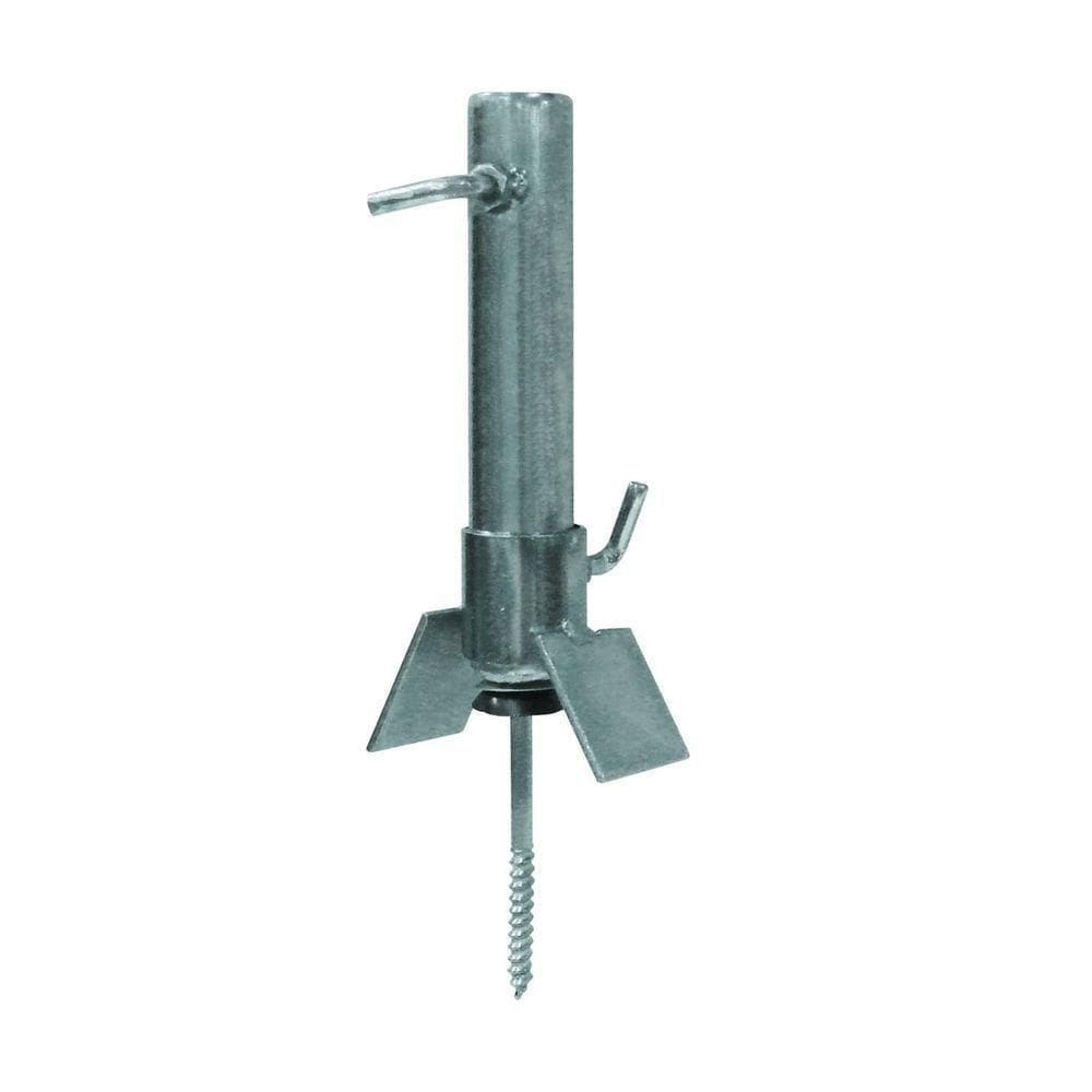 Suporte Antena 10-a Telha Brasilit 32mm Tubo 3- 4 Prata