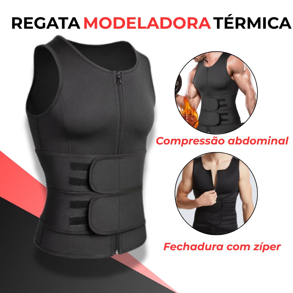 Camiseta Regata Masculina Com Ajuste Duplo E Alta Elasticidade Tamanho G3