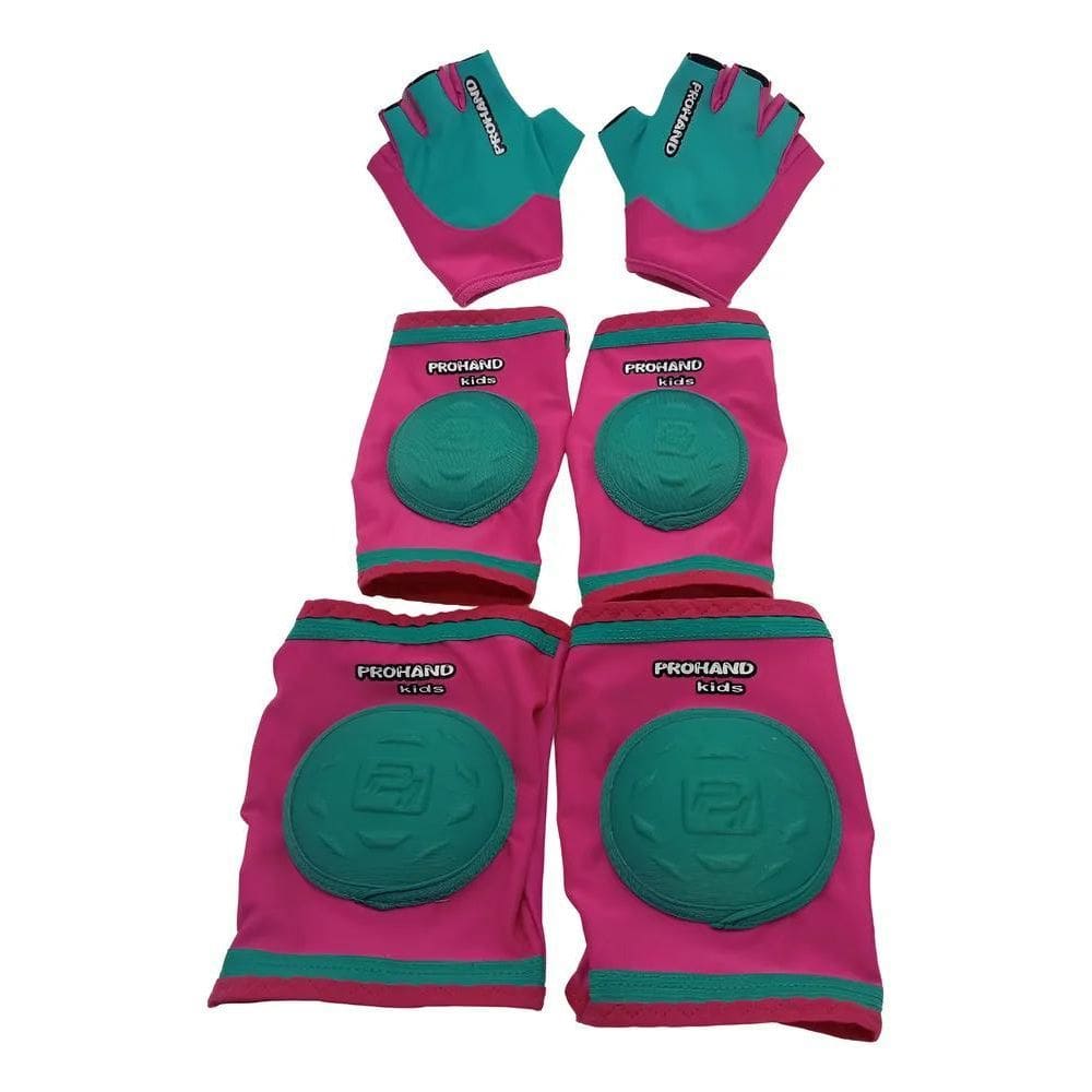 Kit Proteção Infantil: Luva Joelheira Cotoveleira Segurança