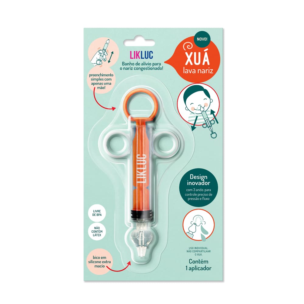 Xuá – Seringa inteligente para lavagem nasal - LikLuc