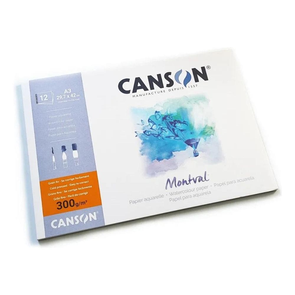 Canson Montval A3 300G: Aquarela Perfeita