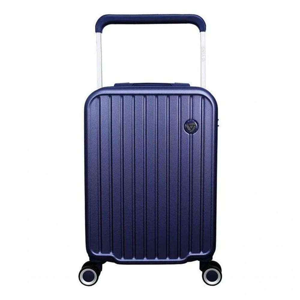 Mala De Viagem 20” Monaco P 4 Rodas Duplas Azul Ys21287 Yins