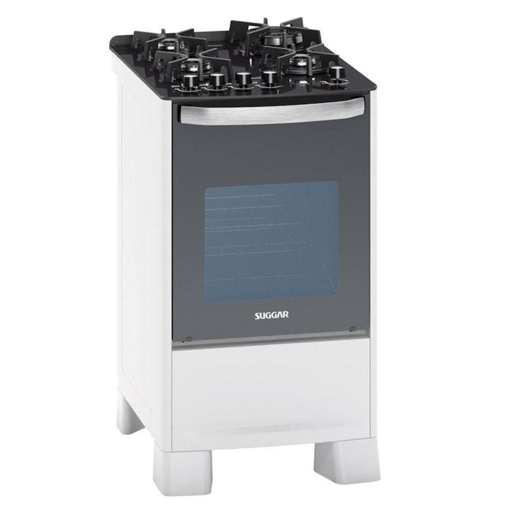 Fogão Master Grill 4 Queimadores Branco Suggar 220v