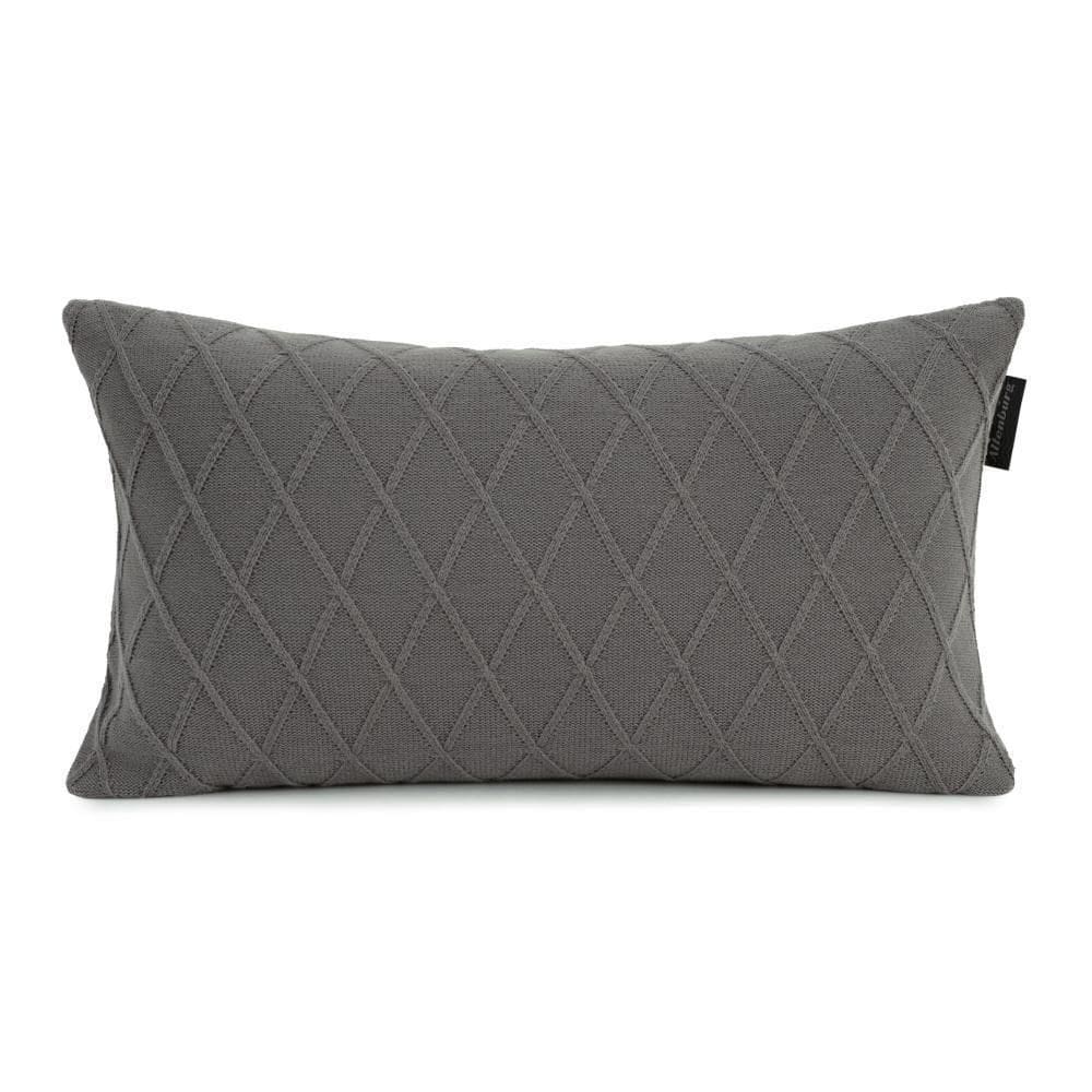 Almofada Tricô 30cm X 50cm Altenburg Amara Cinza Aço