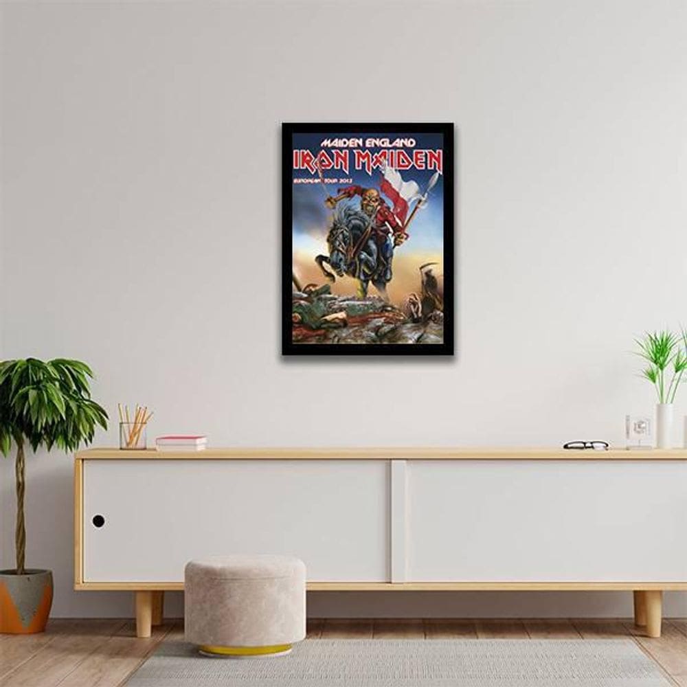 Quadro Decorativo Iron Maiden Eddie England