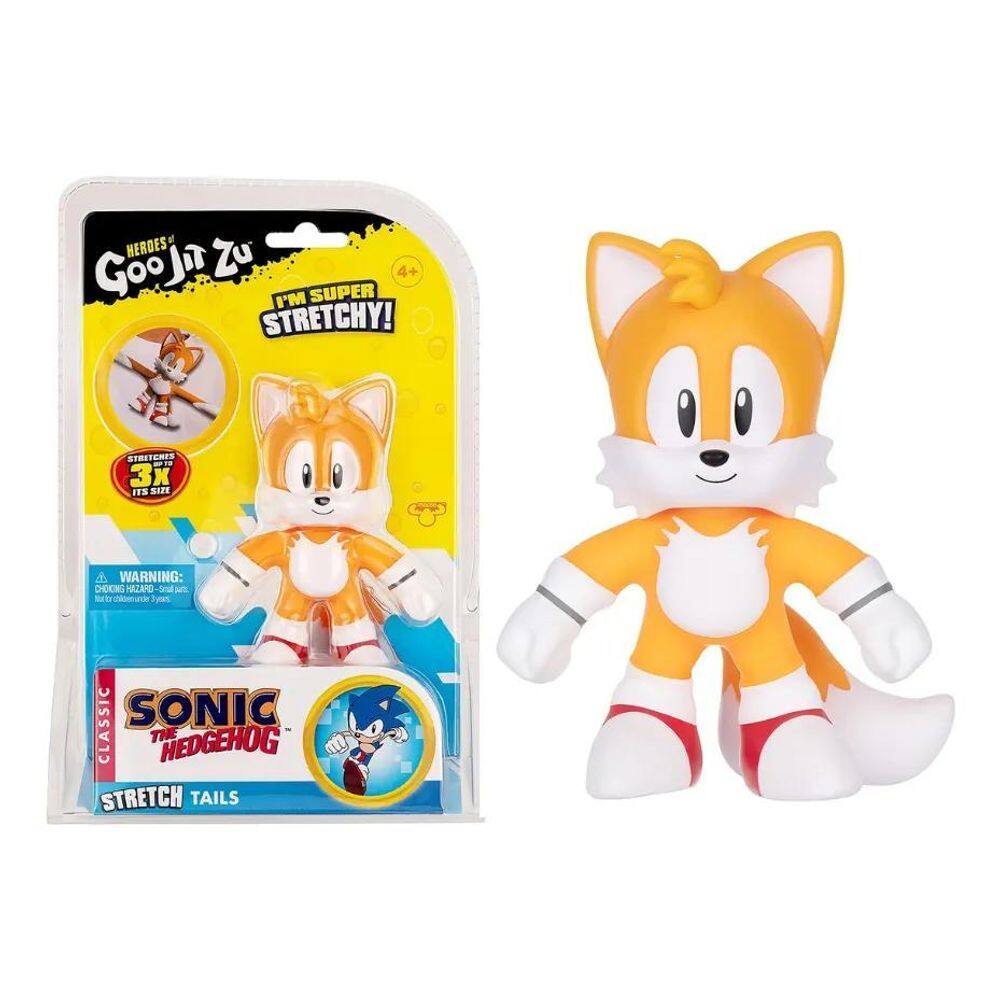 Sonic Goo Jit Zu Tails 12Cm: Diversão Elástica E Coleção Inc
