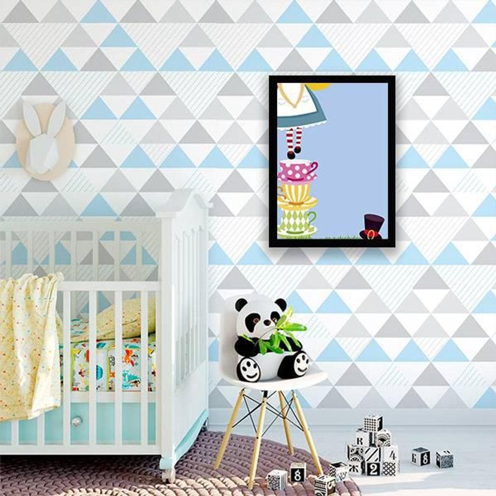 MP - Quadro Decorativo Figurativo Alice Com C