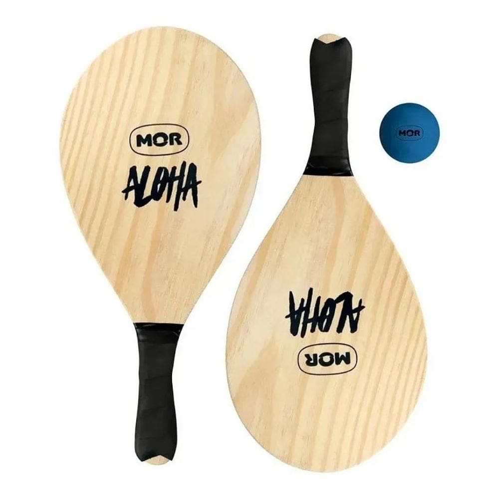 Frescobol Madeira Mor Aloha: Diversão Na Praia Com Bola