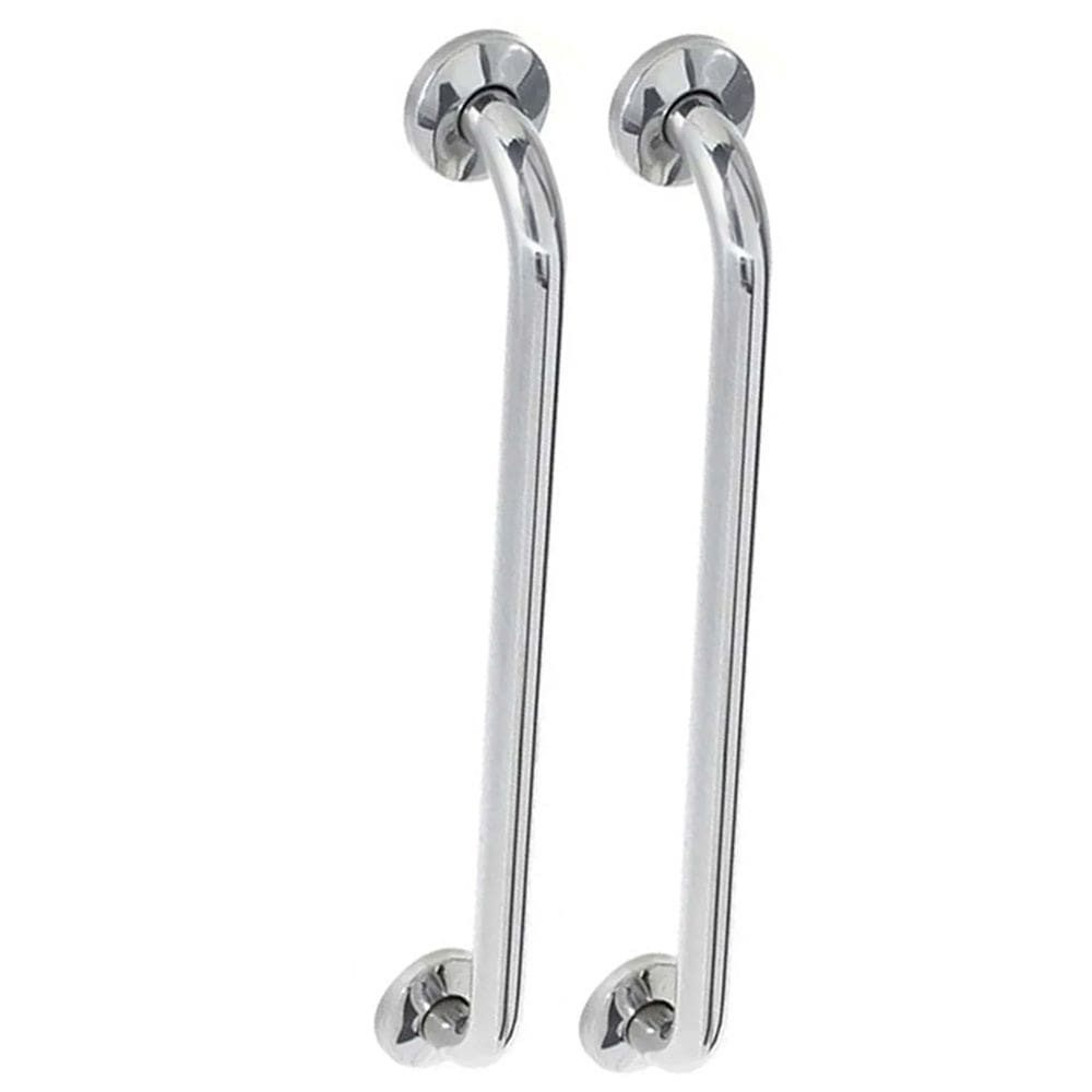 Barra de Apoio Alca 80cm kit 2 Uni Acessibilidade Idoso Cadeirante Deficiente Box Banheiro Corrimao Seguranca Corredor